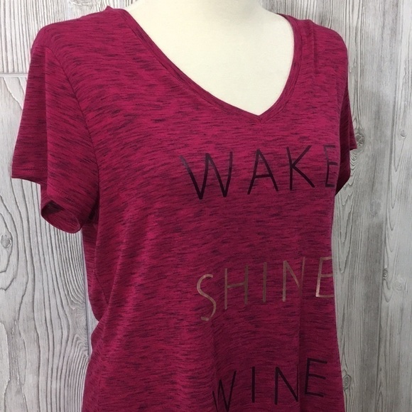 APT. 9 Wake Shine Wine V-neck Top - Picture 4 of 7
